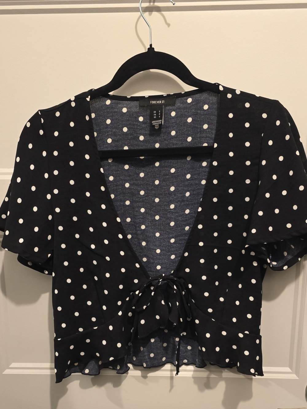 NWOT Forever 21 Cropped Wrap Top